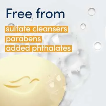 Dove Beauty Bar Soap Glowing Mango & Almond Butters, 6 Bars for Radiant Skin, Illuminates Skin 3.75 oz