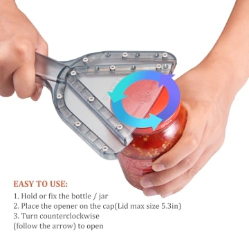 Uinxan Jar Opener for Seniors with Arthritis, Easy Twist Off