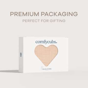 Comfy Cubs Muslin Bibs for Babies, (Pack of 8) - Soft and Highly Absorbent, Feeding, Drool and Teething Bib, Adjustable Snaps - Stylish & Colorful Unisex Designs, Giftable Set - (Blush)