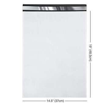 Fuxury Large Poly Mailers 14.5x19 100Pc Waterproof by Fuxury