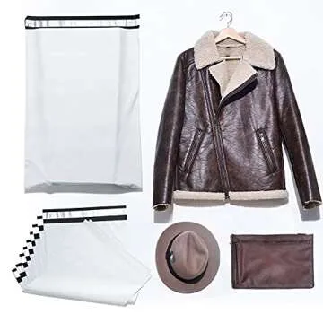 Fuxury Large Poly Mailers 14.5x19 100Pc Waterproof by Fuxury