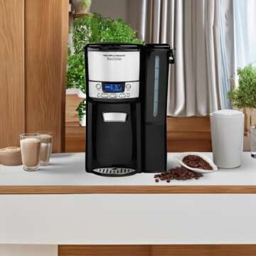 Hamilton Beach 12-Cup Coffee Maker Programmable No Carafe