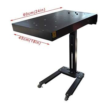 INTBUYING 110V 1800W Flash Dryer 18x24 inch Screen Printing Flash Ink Curing Machine Adjustable Stand
