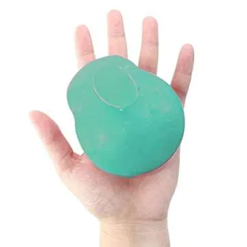 Hair Scalp Massager,Scalp Care Brush, Coobi Scalp Shampoo Brush with Soft Silicon Brush Head-Light Green