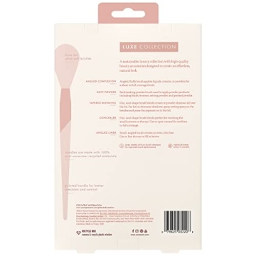 EcoTools Luxe Vegan Makeup Brush Set for Flawless Application