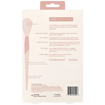 EcoTools Luxe Vegan Makeup Brush Set for Flawless Application