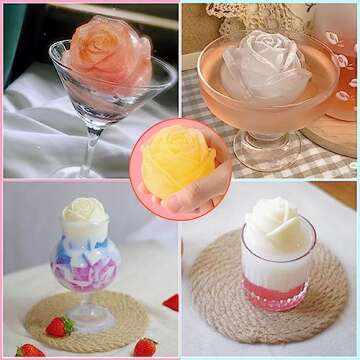 IXIGER Rose Ice Cube Molds - Perfect for Any Beverage