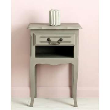Annie Sloan Chalk Paint® for Furniture in French Linen - 1 Litre/33.8 Fl Oz, Easy & Versatile