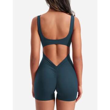 YEOREO Backless Workout Jumpsuit for Women - Stylish & Sexy