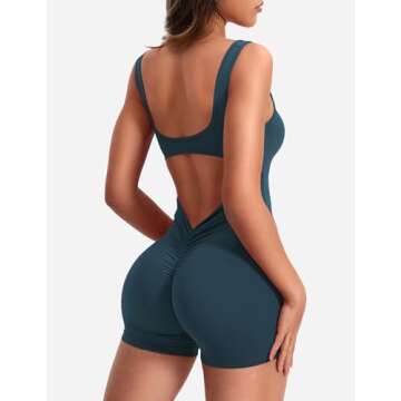 YEOREO Backless Workout Jumpsuit for Women - Stylish & Sexy