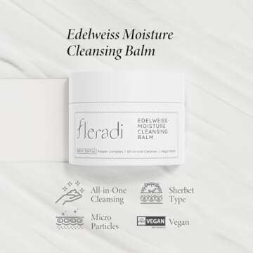 fleradi Edelweiss Cleansing Balm - Vegan Makeup Remover