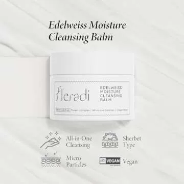 fleradi Edelweiss Cleansing Balm - Vegan Makeup Remover