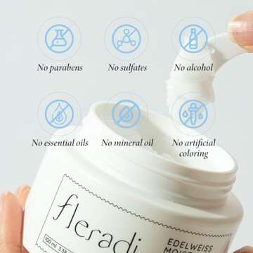 fleradi Edelweiss Cleansing Balm - Vegan Makeup Remover