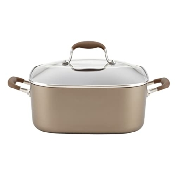 Anolon Advanced 7-Quart Nonstick Casserole Dish - Perfect for Roasts & Stews