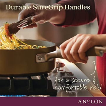 Anolon Advanced Nonstick Casserole Dish 7 Quart Bronze Brown
