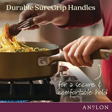 Anolon Advanced Nonstick Casserole Dish 7 Quart Bronze Brown