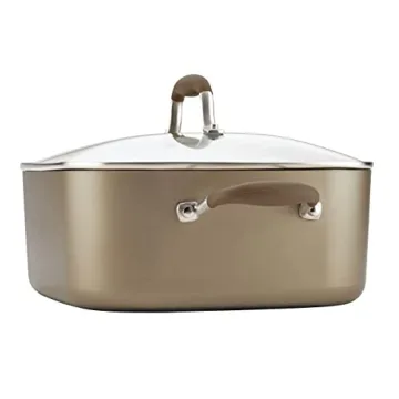 Anolon Advanced Nonstick Casserole Dish 7 Quart Bronze Brown