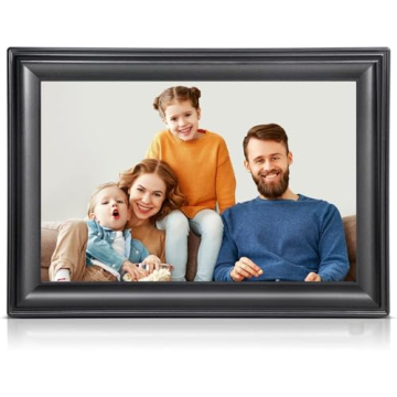 10.1 Inch WiFi Digital Picture Frame, 1280x800HD IPS Touch Screen Digital Photo Frame Electronic,16G...