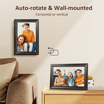 Elegant 10.1 Inch WiFi Digital Photo Frame with App Sharing