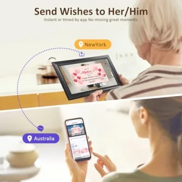 Elegant 10.1 Inch WiFi Digital Photo Frame with App Sharing