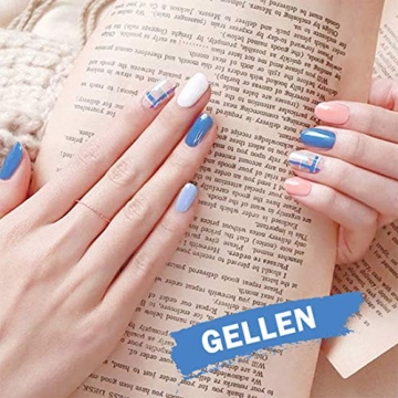 Gellen Gel Nail Polish Set 6PCS - Vibrant Colors for DIY Manicures