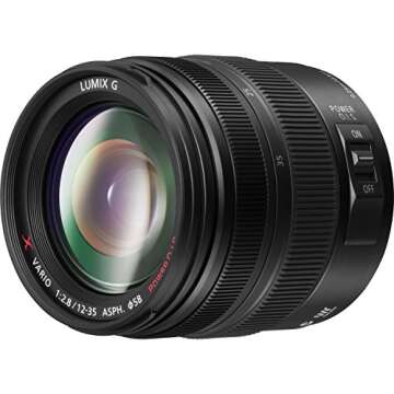 Panasonic LUMIX G X VARIO LENS, 12-35MM, F2.8 ASPH., PROFESSIONAL MIRRORLESS MICRO FOUR THIRDS, POWE...