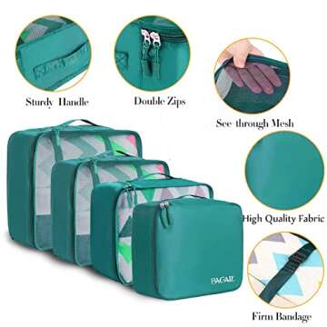 BAGAIL Packing Cubes for Effortless Organized Travel