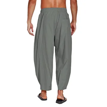 Stylish COOFANDY Men's Harem Pants for Summer Comfort