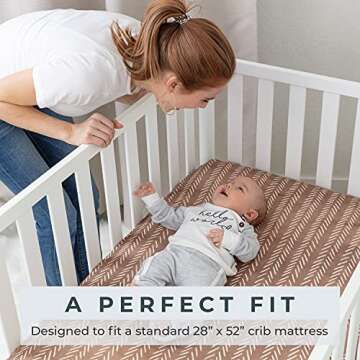 Pobi Baby Premium Crib Sheets for Soft, Snug Sleep