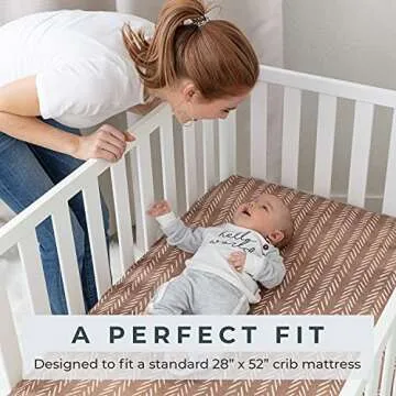 Pobi Baby Premium Crib Sheets for Soft, Snug Sleep