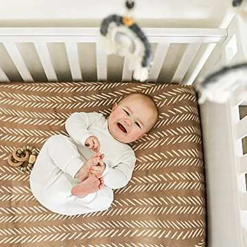 Pobi Baby Premium Crib Sheets for Soft, Snug Sleep