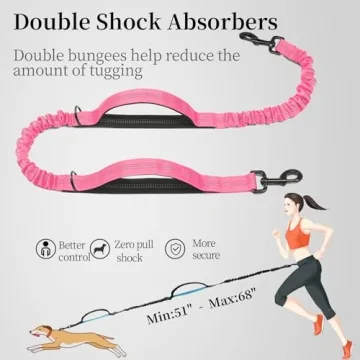 iYoShop Hands-Free Dog Leash Ideal for Running and Training