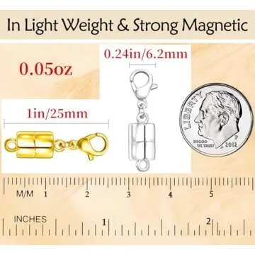 Qulltk Magnetic Necklace Clasp - Effortless Jewelry for All