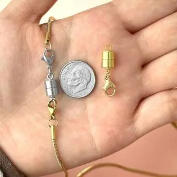 Qulltk Magnetic Necklace Clasp for Effortless Jewelry Wear