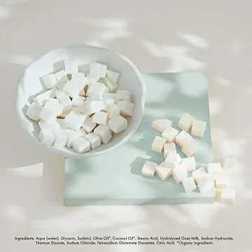 Skin Said Yes 5Lb Goat Milk Soap Base - SLS/SLES Free, No Palm Oil, Organic - Melt and Pour Goats Milk Soap Making Supplies - All Natural, Gentle on Skin, Moisturizing, Perfect for DIY Projects