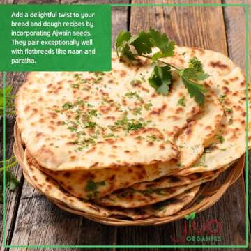 Jiva Organics Organic Ajwain Seeds 7 ounce Bag - Whole Carom Seed, Ajamo, 100% Natural & Non-GMO