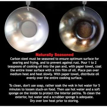 Helen's 12-Inch Carbon Steel Wok for Perfect Stir Fry