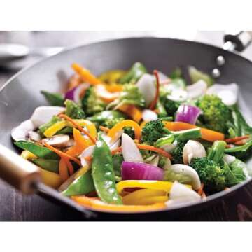 Helen's 12-Inch Carbon Steel Wok for Perfect Stir Fry