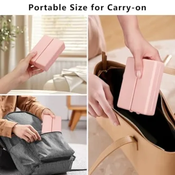 FYY 7 Compartment Foldable Pill Organizer for Travel