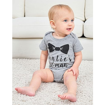 RAISEVERN Funny Baby Bodysuit for Newborns Gifts
