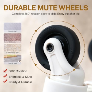 urecity Vintage Luggage Set for Women, Retro Travel Case