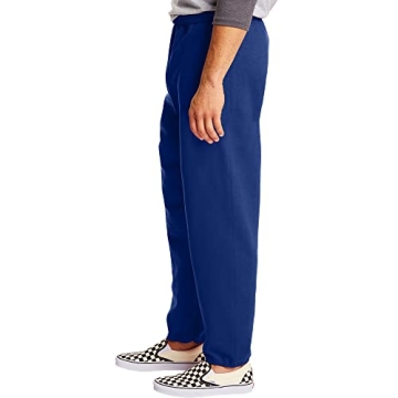 Hanes EcoSmart Men's Non-Pocket Sweatpants in Royal Color