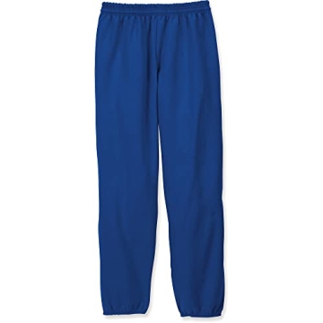 Hanes EcoSmart Men's Non-Pocket Sweatpants in Royal Color