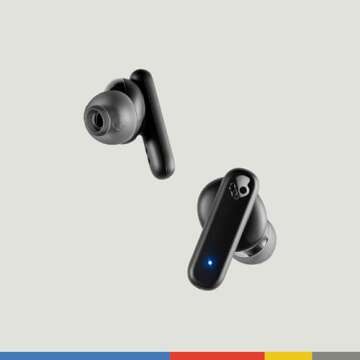 Skullcandy Smokin' Buds Wireless Earbuds, 20 Hr Battery Life