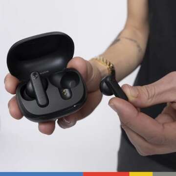Skullcandy Smokin' Buds Wireless Earbuds, 20 Hr Battery Life
