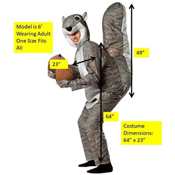Rasta Imposta Squirrel Costume for Hilarious Parties