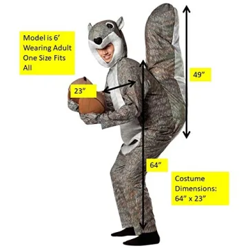 Rasta Imposta Squirrel Costume for Hilarious Parties