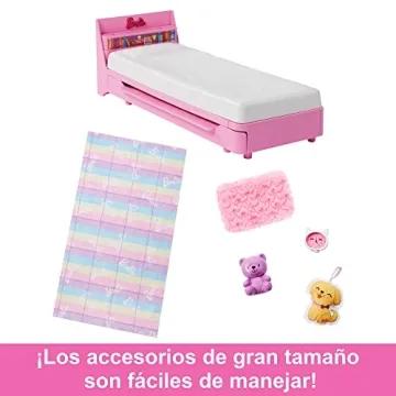 Barbie My First Trundle Bed Playset for Imaginative Kids
