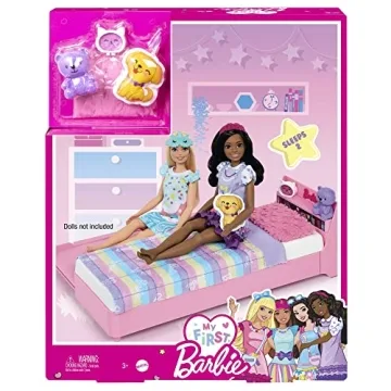 Barbie My First Trundle Bed Playset for Imaginative Kids