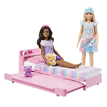 Barbie My First Trundle Bed Playset for Imaginative Kids